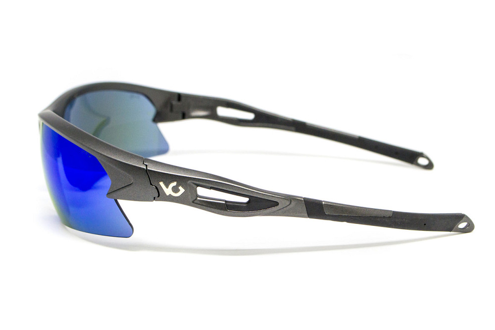Окуляри захисні Venture Gear MontEagle GunMetal (ice blue mirror) Anti-Fog, дзеркальні сині Запоріжжя - фото 6