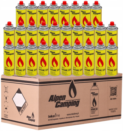Газовый баллончик 227г 400мл 28шт. Alpen Camping (Польша) Киев