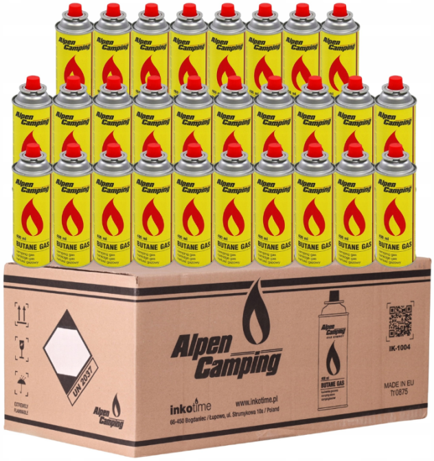 Газовий балончик 227г 400мл 28шт. Alpen Camping (Польща) Київ - фото 1