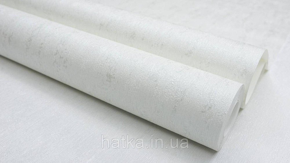 Обои метровые виниловые на флизелине Sintra Structure однотонные мазки светло серые серебристые 521151 Киев - изображение 3