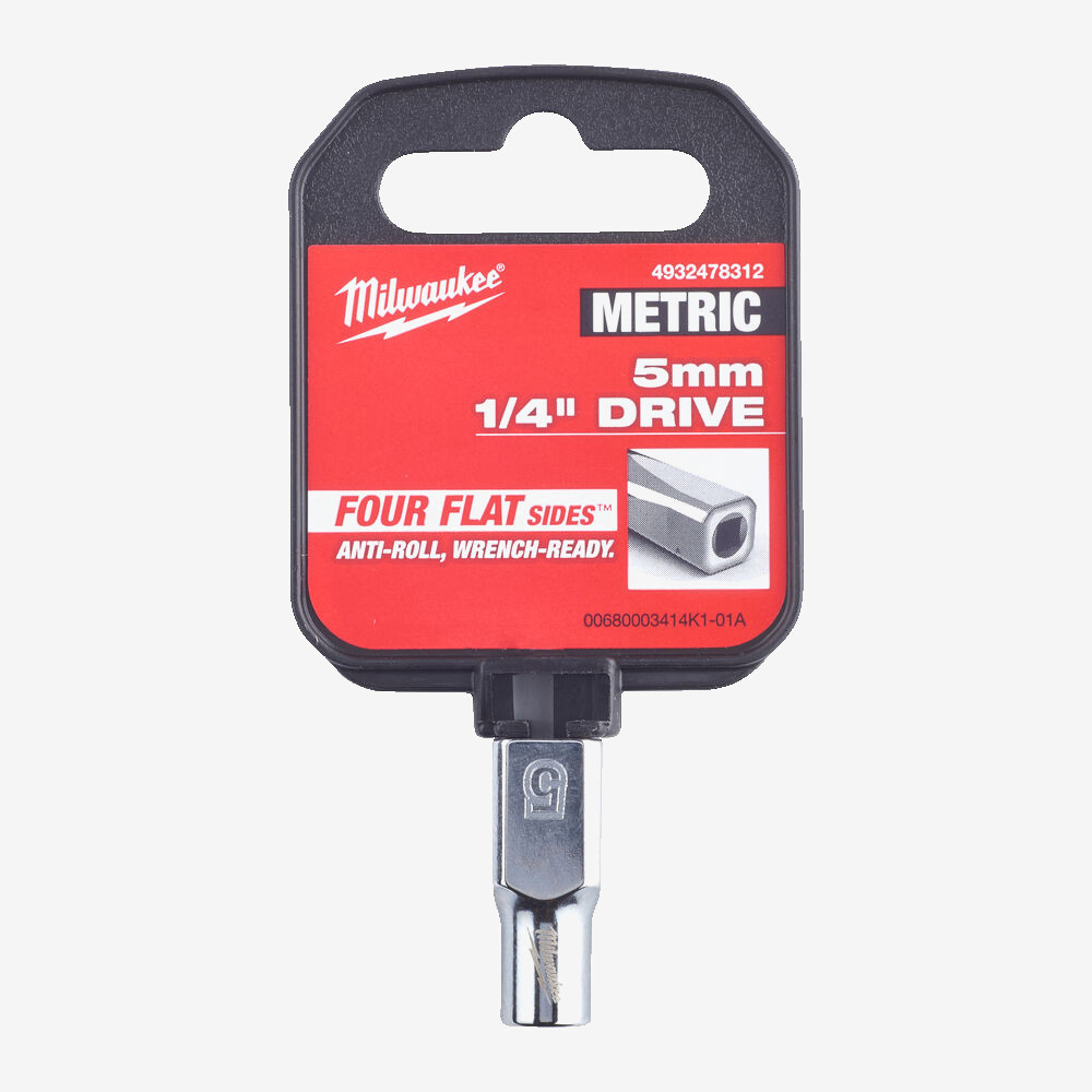 Головка хромированная метрическая 1/4'' MILWAUKEE, 5мм Одесса - изображение 2