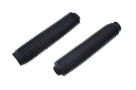 Гофры передней вилки (пара) универсальные L-325mm, d-4 см, D-55mm (черные) Мукачево