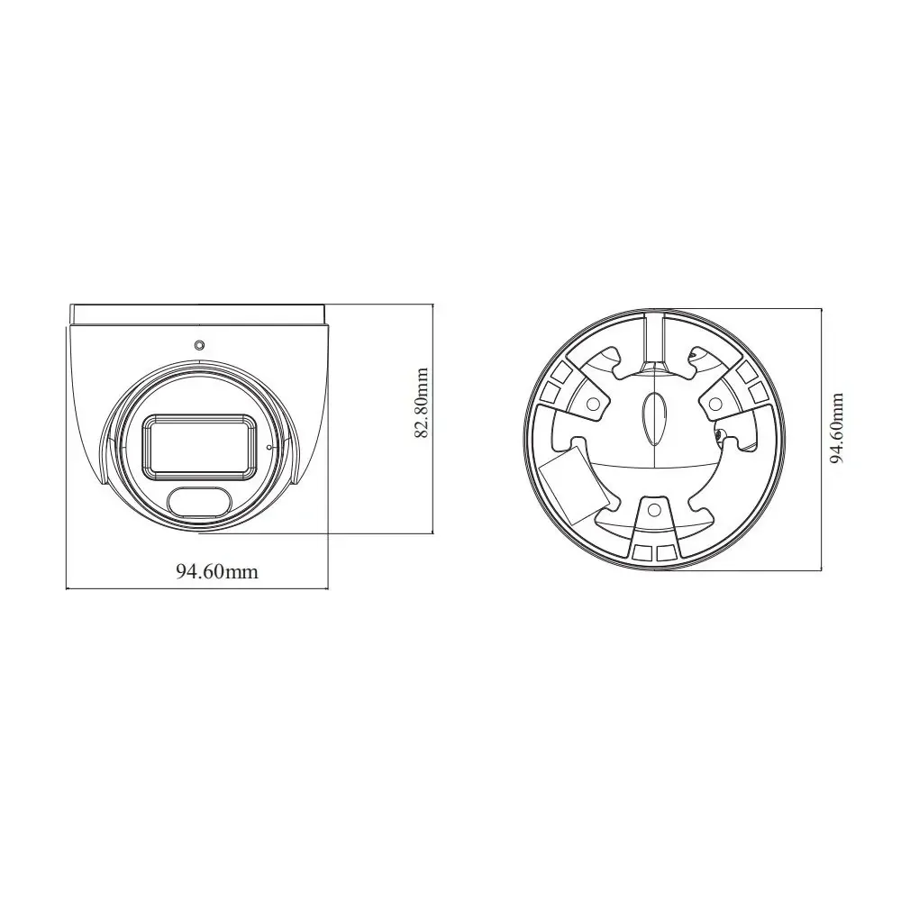 IP-відеокамера 4Mp TVT TD-9544S4L-C(D/PE/AW1) White f=2.8mm, ІЧ+LED-підсвічування, з мікрофоном (77-00323) Київ - фото 4