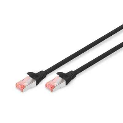 Патч-корд 0.25м, CAT 6 S-FTP, AWG 27/7, LSZH, Black Digitus (DK-1644-0025/BL) Вінниця