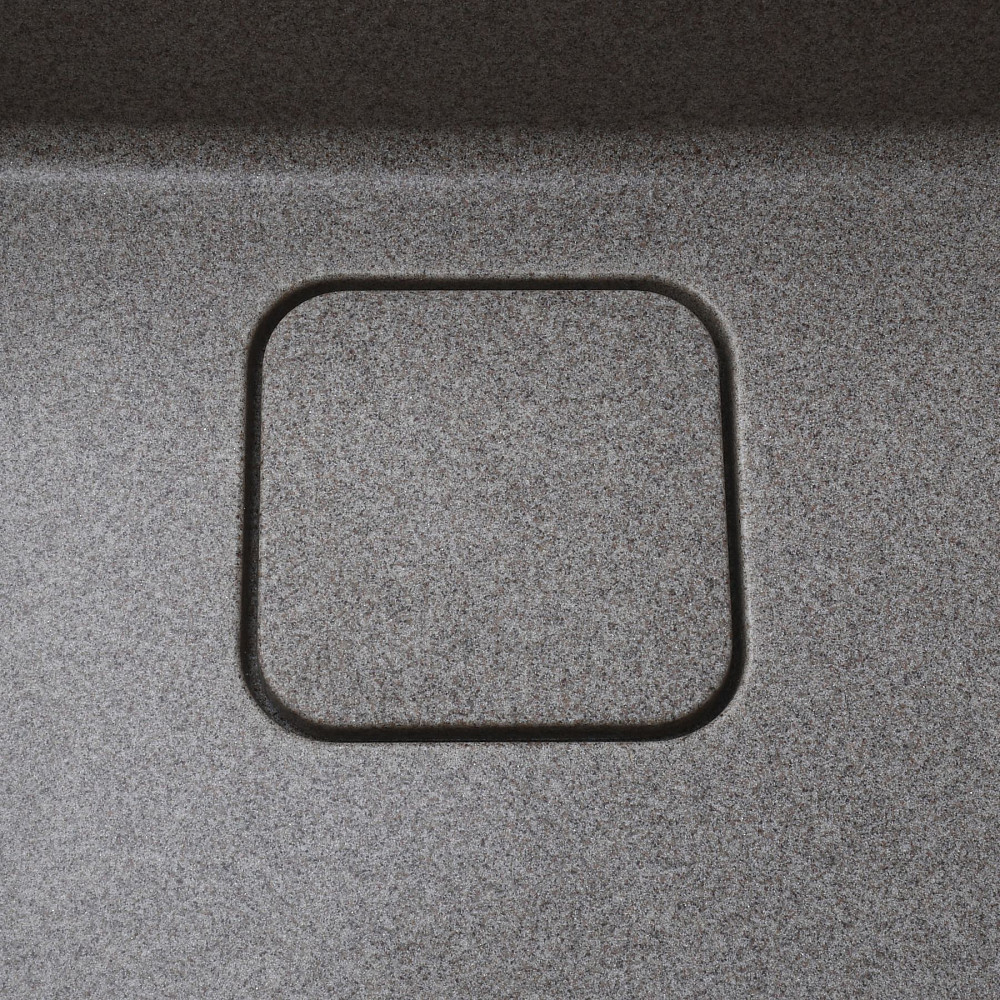 Гранітна мийка Globus Lux BARBORA мокко 510x510мм Київ - фото 3