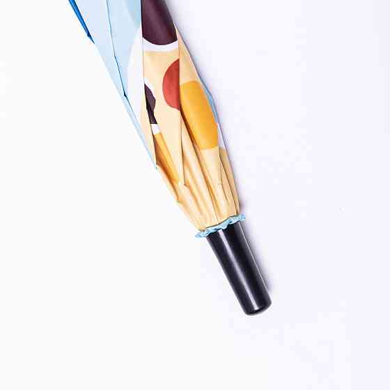 Дитячий механічний зонт з принтом, 90 см, голубий Київ