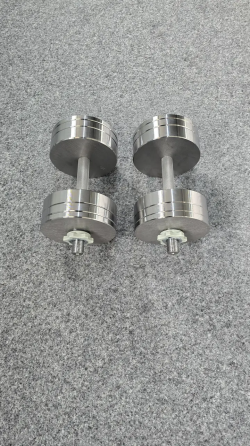 Гантелі набірні 2 по 22 кг металеві без покриття Kachai Zelezo Iron Pro Київ