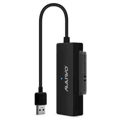 Адаптер Maiwo USB 3.0 to HDD SATA 2,5"/3,5"/5,25"/SSD, PA 2V/2A black (K10435A) Винница