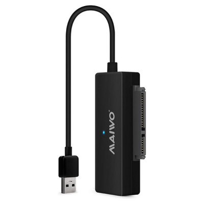 Адаптер Maiwo USB 3.0 to HDD SATA 2,5"/3,5"/5,25"/SSD, PA 2V/2A black (K10435A) Винница - изображение 1