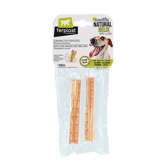 Жевательные палочки для собак со вкусом лосося Ferplast GoodBite Natural Salmon (Ферпласт ГудБайт Нэчурал) М - 2 шт. - 2,2 x 2,1 x h 12 cm Запорожье