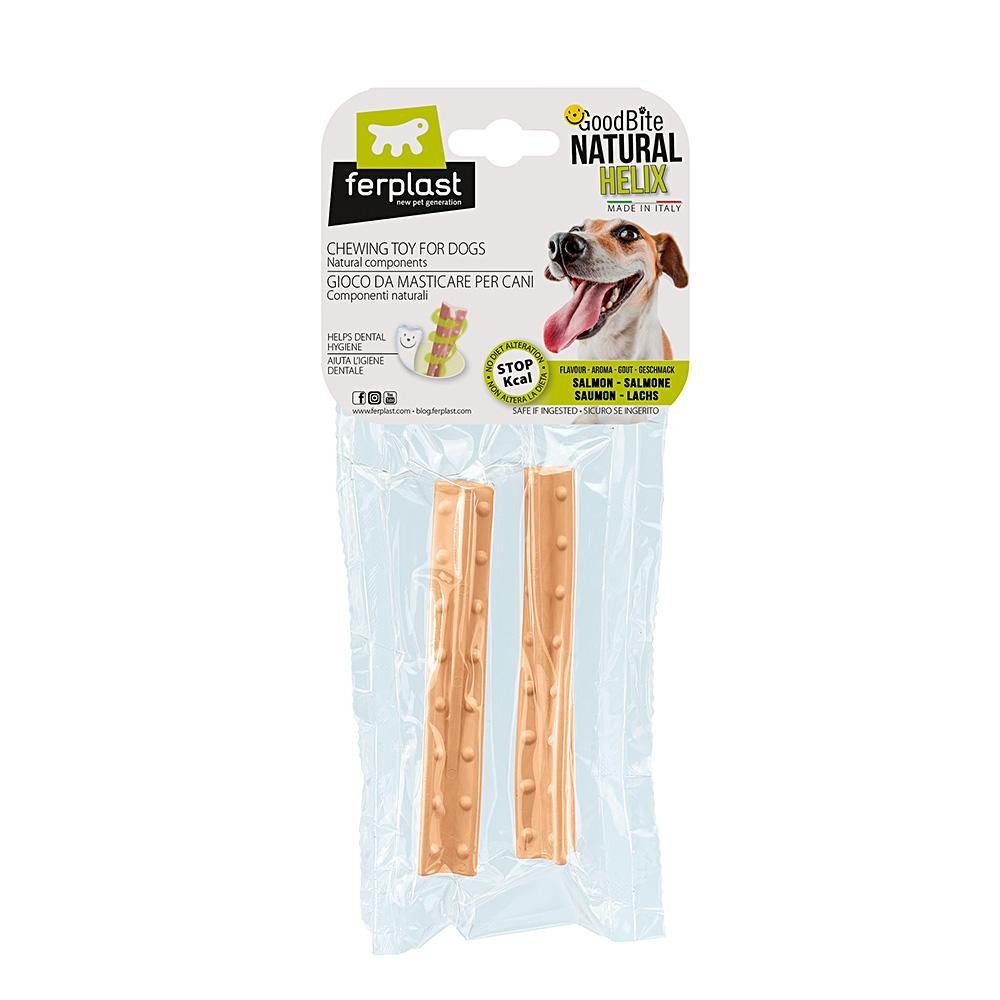 Жевательные палочки для собак со вкусом лосося Ferplast GoodBite Natural Salmon (Ферпласт ГудБайт Нэчурал) М - 2 шт. - 2,2 x 2,1 x h 12 cm Запорожье - изображение 1