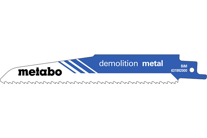 Полотно пилкове для шабельних пил Metabo «DEMOLITION METAL», 150 X 1,6 мм 631992000 Коломия - фото 1
