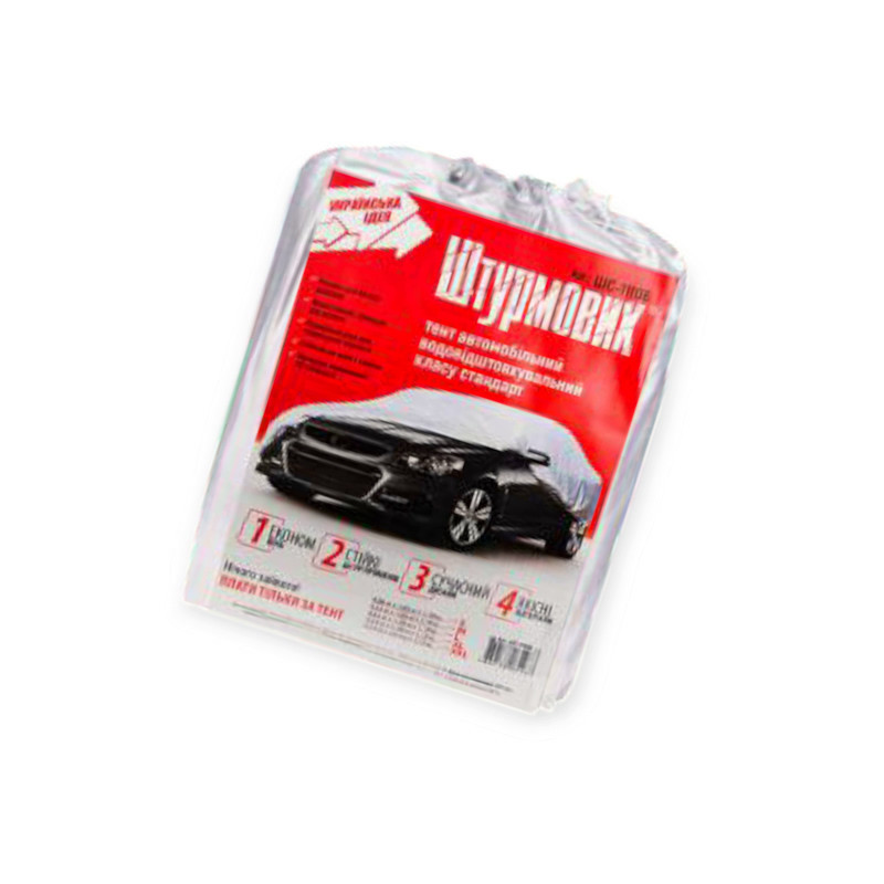 Тент-накидка m 432х165х120 полиэстр, карман зеркал седан Мукачево - изображение 4