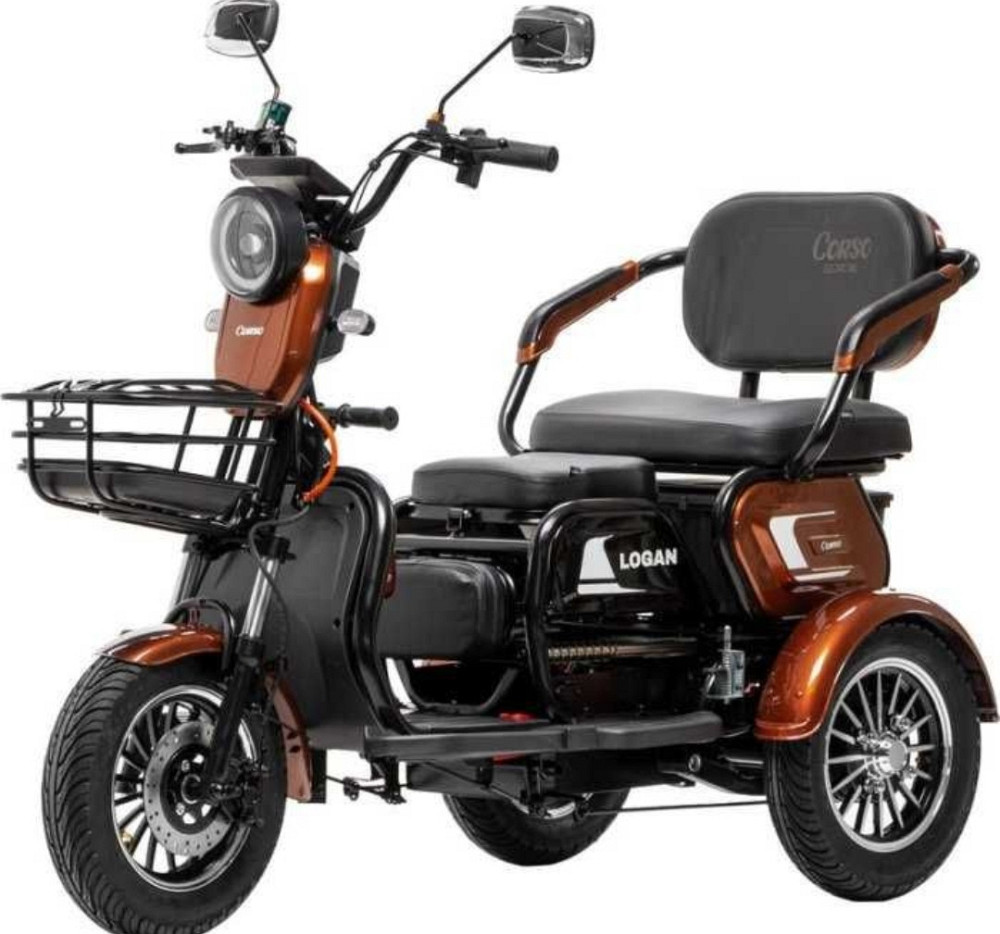 Електроцикл Corso Logan 2025 (1200W 72V/23Ah) - Коричневий. Харків - фото 7