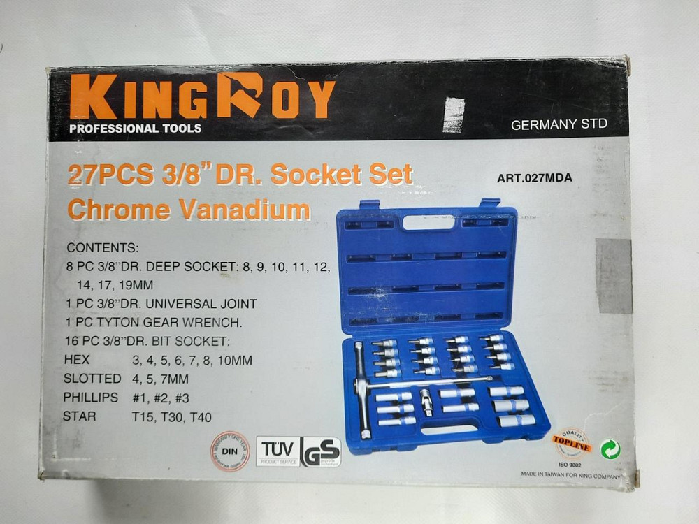 Набір інструменту 27 пр. 3/8" KingROY ART-027MDA Винница - изображение 2