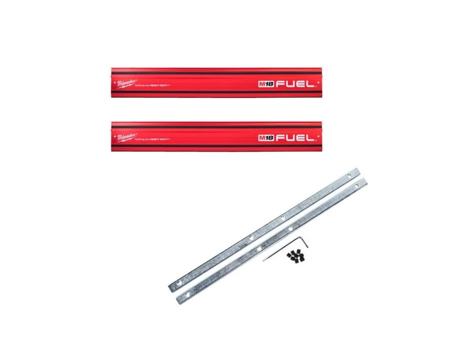 Набір напрямних алюмінієвих шин для дискових ручних пил MILWAUKEE, GR-KIT (шини GR 1400 х 2шт, сполучні Одесса - изображение 2