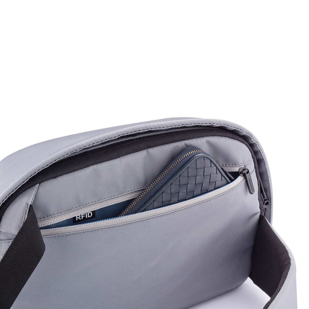 Рюкзак антизлодій XD Design Bobby "Sling", сірий Рівне - фото 7