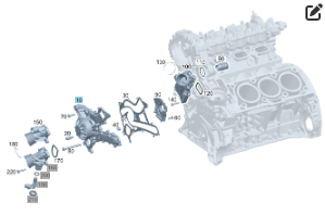 Mercedes-Benz  A2762000801 Помпа двигуна (Водяний насос) M276 Одеса