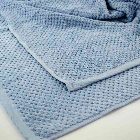 Набор махровых полотенец однотонных 2шт 50x90см, 70x140см Damask Премиум качества Жаккардовое с велю Сумы