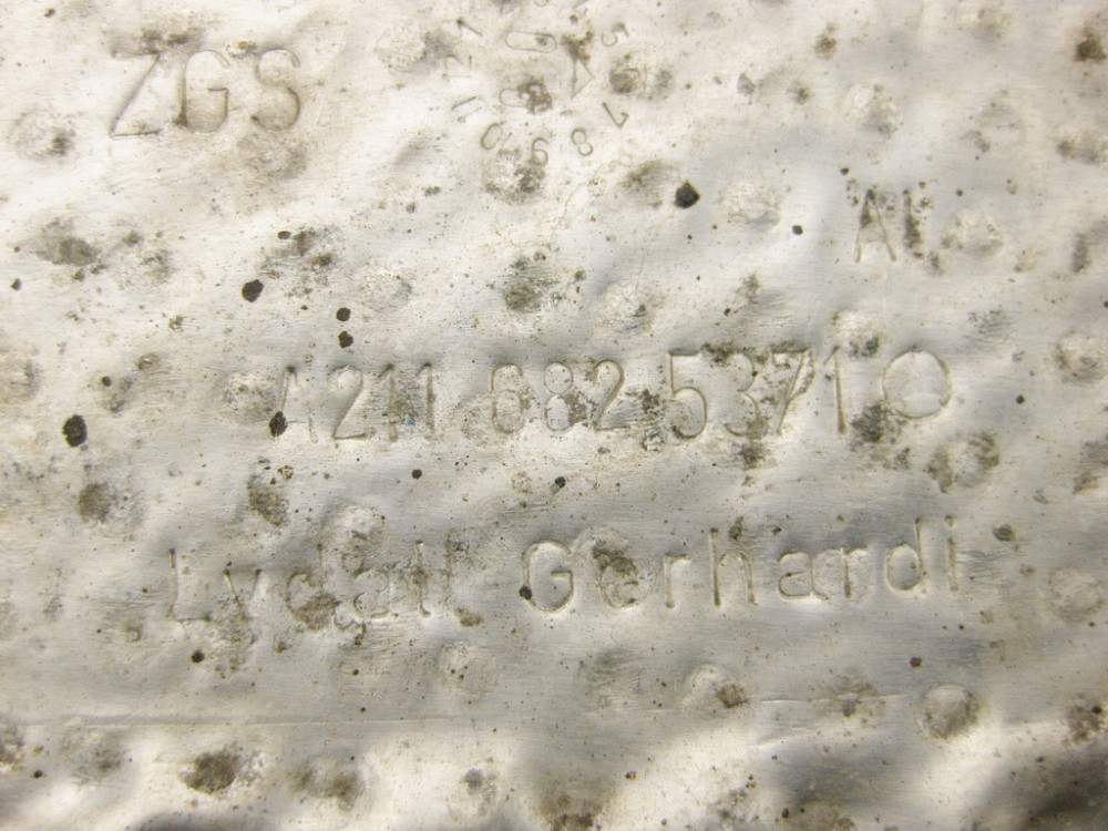 Mercedes-Benz  A2116825371 Теплозахисний екран вихлопної труби в центрі праворуч E-Class W211 Одесса - изображение 9