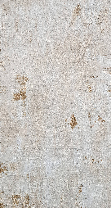 Обои виниловые на флизелине AS creation Della Natura 1.06Х10 под штукатурку под бетон желтые золотистые Киев - изображение 2