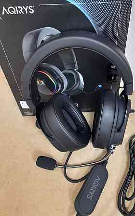 Ігрові дротові навушники Aqirys Altair Black Харків