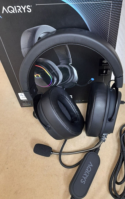 Ігрові дротові навушники Aqirys Altair Black Харків - фото 3