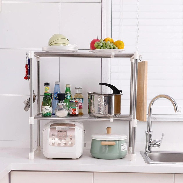 Многофункциональный стеллаж органайзер для микроволновки WN-72 Львов - изображение 9