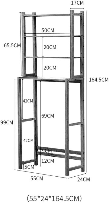 Стеллаж над унитазом 