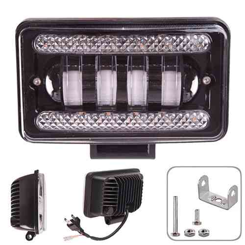 Фара рабочего света с ДХО LP-7716 HI+LOW 150x90x70 мм 9-36В 40Вт 6000К Харьков