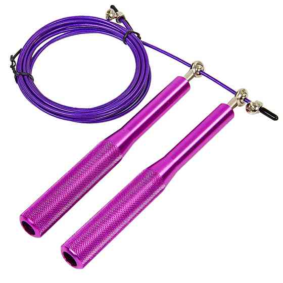 Швидкісна регульована скакалка MS 3407(Violet) 290 см Вінниця