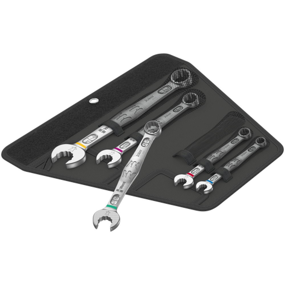 Набір ключів комбінованих дюймових Wera 5/16"-3/4" 5шт, в сумці, 6003 Joker 5 Imperial Set 1 05020240001 Одеса - фото 2