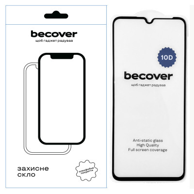 Скло захисне BeCover Realme C51 10D Black (711343) Вінниця - фото 1