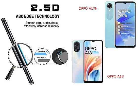 Защитное стекло ArmorGlass для OPPO A17k, OPPO A18 – устойчивое к царапинам и ударам Киев