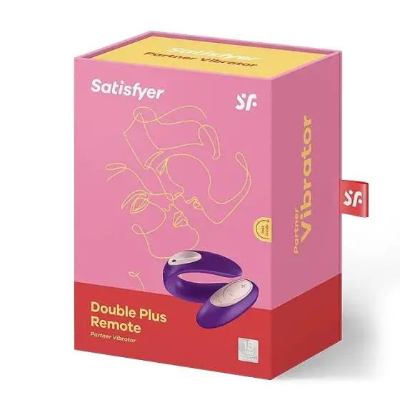Вібратор для пар Satisfyer Double Plus Remote з пультом ДК та двома моторчиками Львів