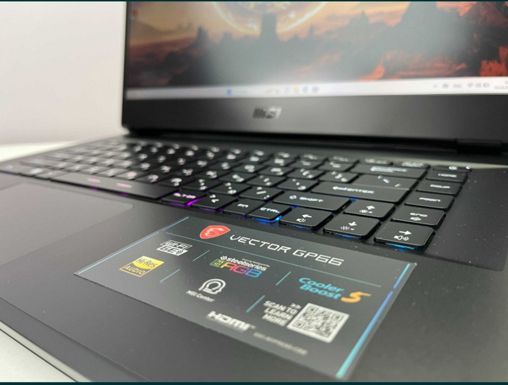 Ноутбук: MSI Vector GP66, RTX, 3080Ti, 16Gb, i7-12700H, RAM 64Gb, DDR5, SSD 2 Tb. Київ - фото 3