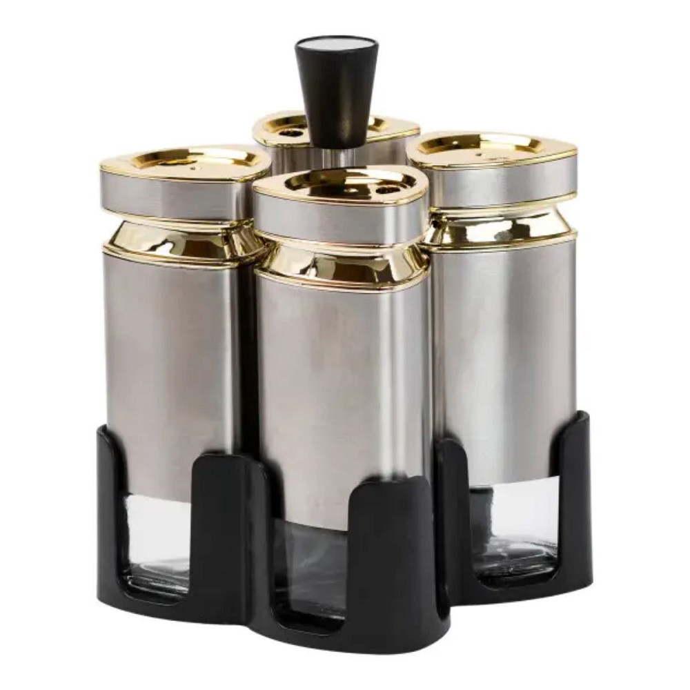 Набір для спецій 4 ємності по 120 мл на підставці HP1324 Коломия - фото 3