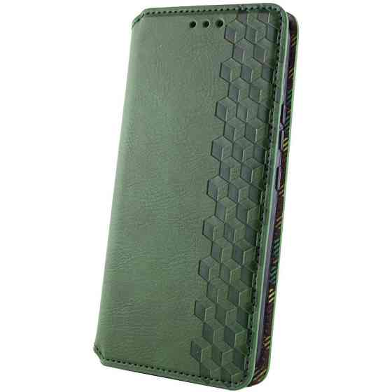 Чохол-книжка для смартфона Rubic Leather for Xiaomi Redmi Note 13 Pro 5G/POCO X6 5G Green Київ