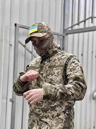 Мужской тактический костюм летний военный, комплект куртка пиксель + штаны, тактическая форма зсу XXL Одесса