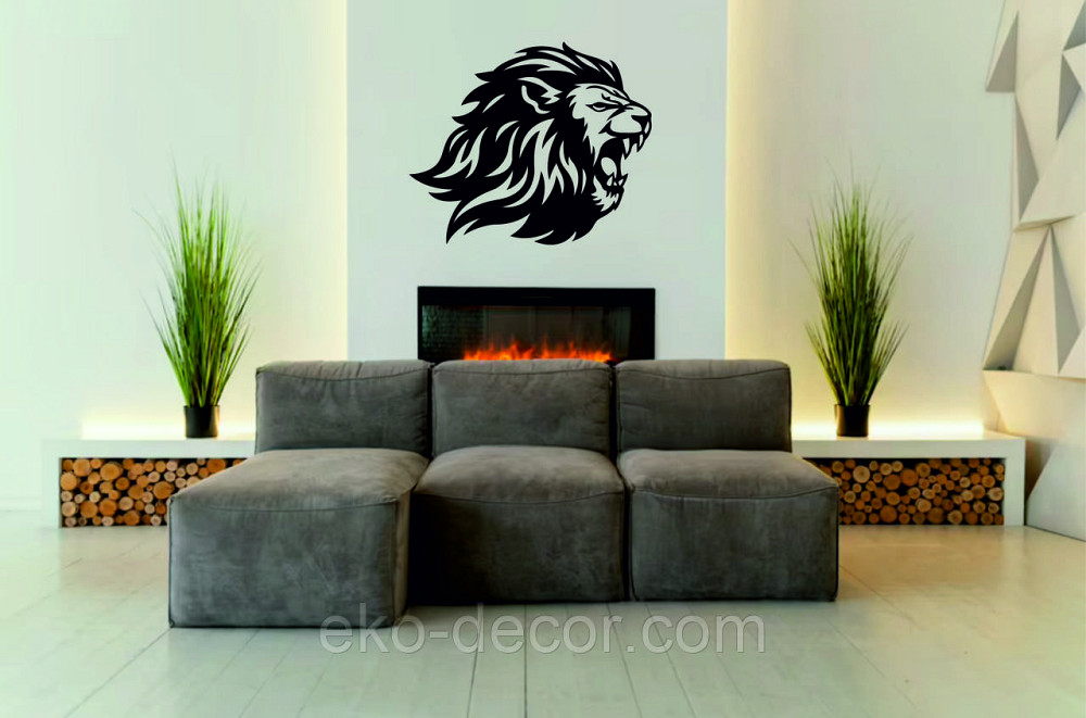 Настенный декор Панно  «Лев»  Декор на стену Киев - изображение 5