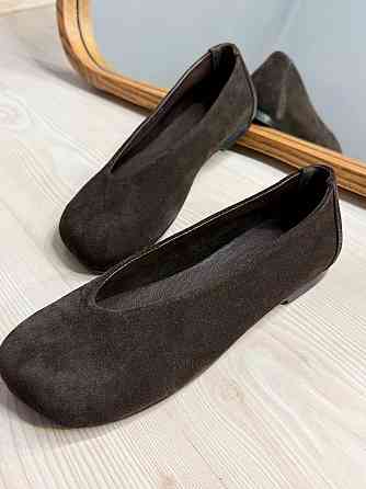 Балетки жіночі Zemira 23-0582 замшеві квадратний носок коричневі, 38, 24,5 см Київ