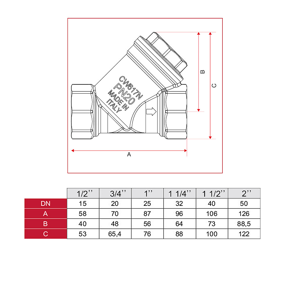 Фільтр грубого очищення  ITAP 1″ 192 Тернополь - изображение 6