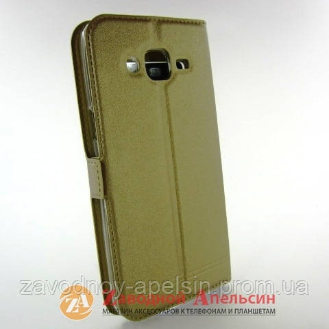 Чохол-книжка Samsung J5 J500 Smart Case gold Одеса - фото 2