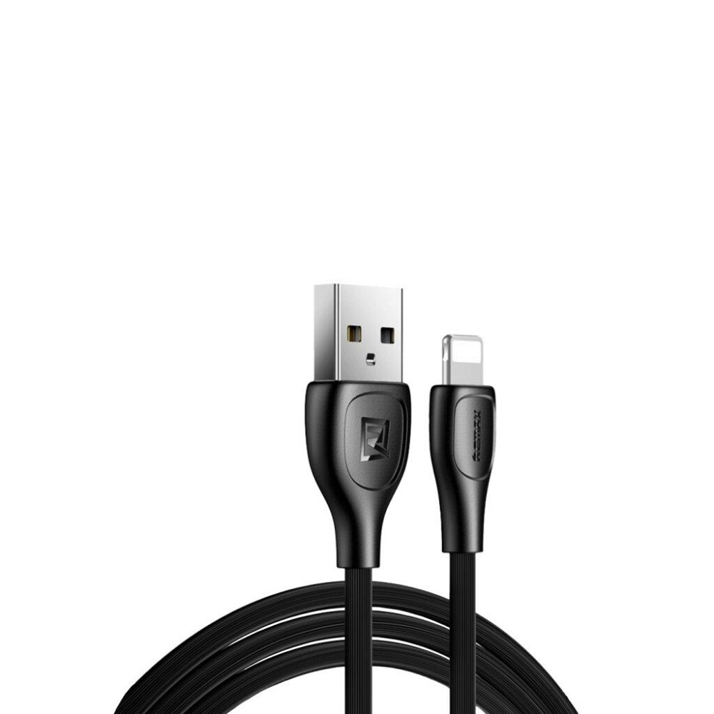 Кабель Remax Lesu Pro USB 2.0 to Lightning 2.1A 1M Черный (RC-160) Київ - фото 1