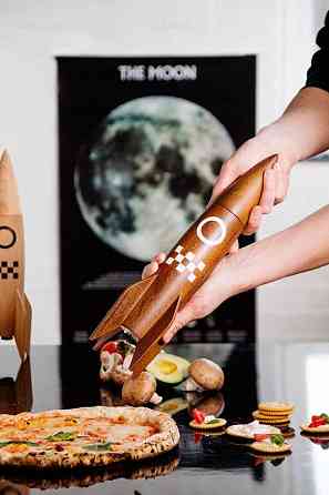 Млин для солі та перцю "Ракета", темна Рівне