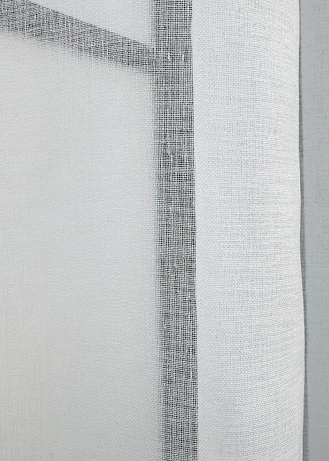 Кухонна арка VR-Textil № 000к мікро-льон з бахромою білий з молочним і бежевим 270х155 см (51-253) Київ - фото 5