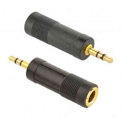 Переходник 6.35мм F to M 3.5 мм Cablexpert (A-6.35F-3.5M) Винница