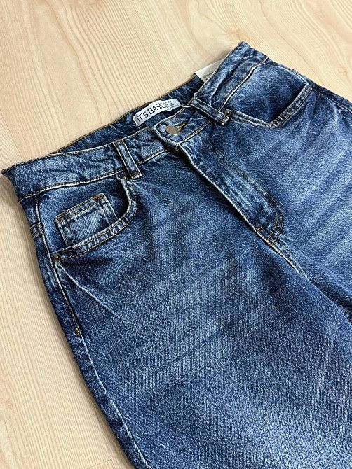 Джинси жіночі Its Basic 3992-2 flare супер кльош широкі сині, синій, 36, 36, 70 см, 98 см Київ - фото 3