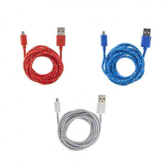 Кабель мікро-USB асортимент 3 кольори Рівне