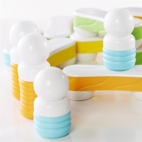 Магнітний конструктор Guidecraft Grippies Links, 16 деталей (G8317) Харків - фото 19